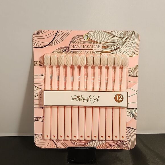 BRAND NEW MANNAKADAR  PINK TOO TOOTHBRUSH BRUSH SETS - Picture 7 of 9